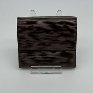 Louis Vuitton Epi Brown Trifold Wallet